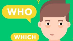 WHO, WHICH,  WHERE 