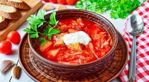 Ukrainian borscht 