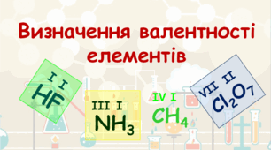 Вправа "Валентність хімічних елементів"