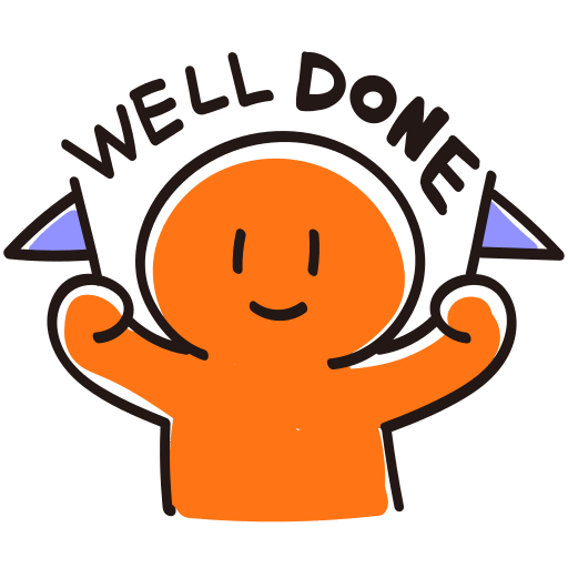 Well done Stickers - Free art and design Stickers