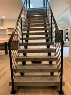 Double Stringer Floating Stairs - Great Lakes Metal Fabrication