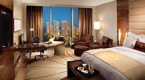 At the hotel