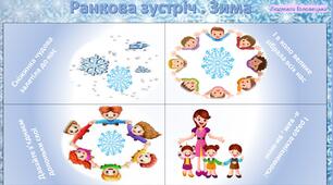 Мнемотаблиця ранкової зустрічі " Зима"
