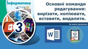 Інструктаж з БЖД. Основні команди редагування: вирізати, копіювати, вставити, видалити. Уведення символів за допомогою клавіатури.