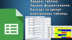 Інструктаж з БЖД. Проміжні підсумки. Умовне форматування. Експорт та імпорт електронних таблиць.