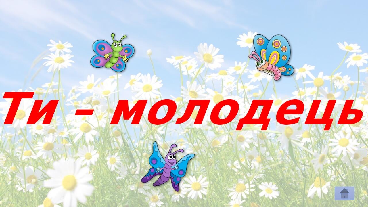 Ти – молодець!