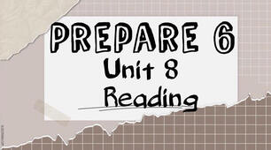 Prepare 6 . Unit 8. FAVOURITE PLACES. Reading. Text "Artists' Favourite Places"