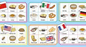Food from different countries