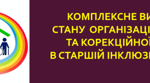 Комплексне вивчення стану  організації освітньої та корекційної роботи в старшій інклюзивній групі