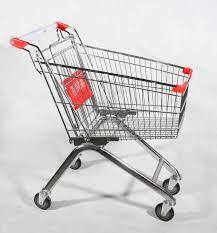 Small Shopping Trolley 60L - Shelves For Shops Australia