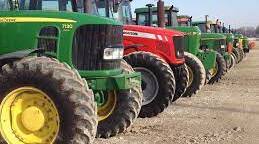 The mechanization. Tractors