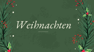 Урок на тему Weihnachten