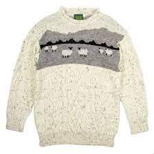 Dales Sheep Aran Jumper - British Wool