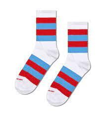 White Stripe It 3/4 Crew Sock | Happy Socks EU
