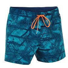 100 SHORT MEN'S SWIMMING SHORTS - TEX BLUE - Decathlon