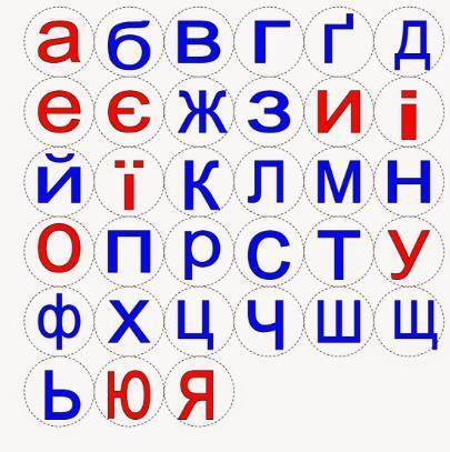 Набір дитячих букв Український алфавіт Навчальне Обладнання