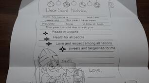 Lapbook-Letter to Saint Nicholas