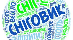 Настрій зимовий. Хмара слів "Сніговик"