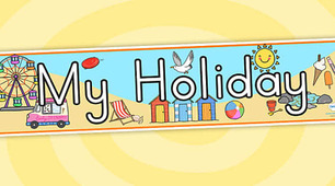 Writing "My holiday"