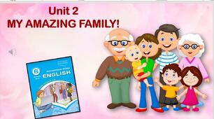 Комплект презентацій для 6 класу до усього розділу "Unit 2. My amazing family!"