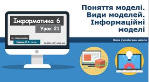 Поняття моделі. Види моделей. Інформаційні моделі