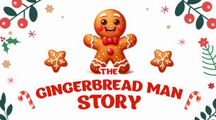 Презентація онлайн-урок на різдвяну тему "Gingerbread Man Story Christmas"