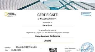 Young Learners Conference. National Geographic Learning