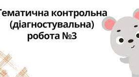 Діагностувальна робота №3 6 кл