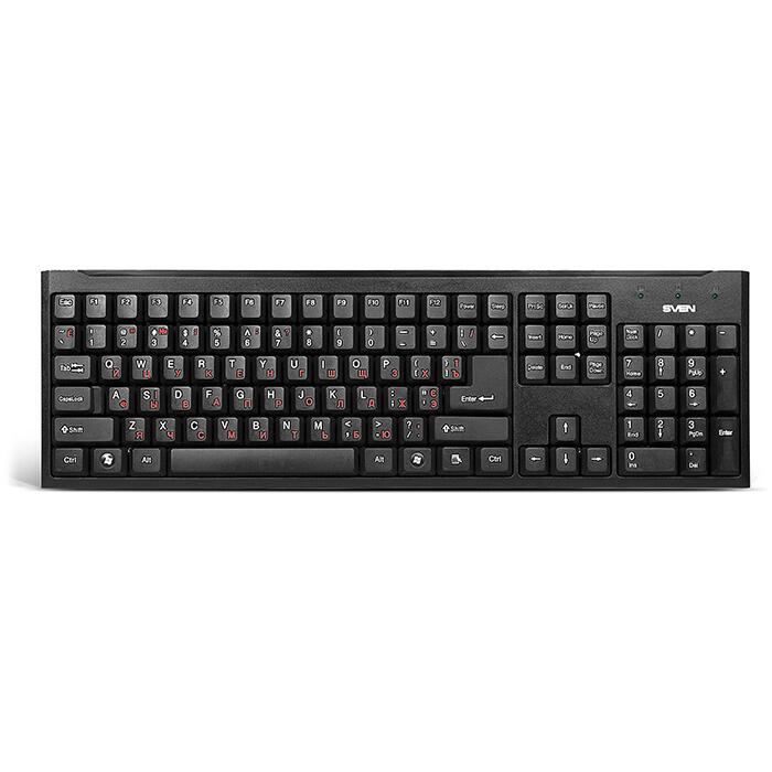 Клавіатура SVEN Standard 303 Power USB+PS/2 чорна