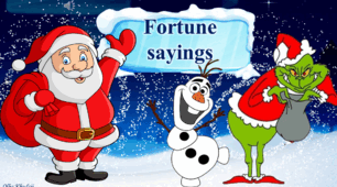 Презентація "Christmas fortune sayings"