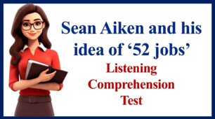 52 jobs - Listening Comprehension  Test