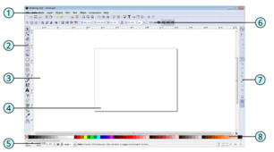 Інтерфейс векторного графічного редактора Inkscape 