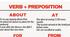 Verb + preposition (wider world 4)