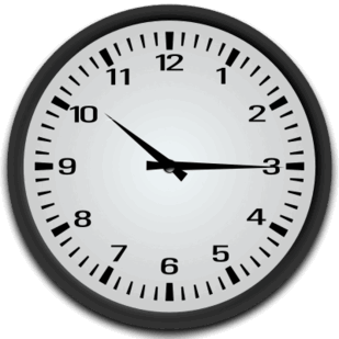 Quarter Past Ten O'clock Clip Art Image - ClipSafari
