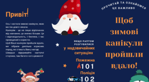 Правила поведінки на зимових канікулах