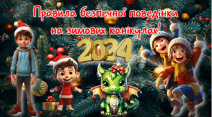 Правила безпечної поведінки на зимових канікулах 2024