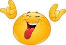 Rock es emoticon | Stock-Vektor | Colourbox