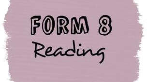 Form 8. Reading. Контроль читання 1 семестр