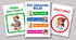 Картки правила класу, правила поведінки на уроці для молодших класів, садочка, англійською та українською Classroom rules