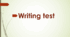 Контроль письма Writing Test I семестр 9 клас Карпюк