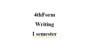 Діагностувальна робота "Writing I semester" з англійської мови для 4 класу до підручника О. Карпюк