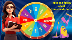 Spin and Speak. Household chores