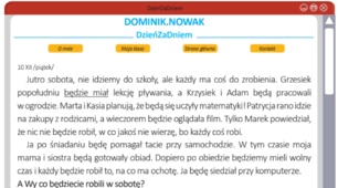 Контроль читання, аудіювання, письма  І семестр Польська мова 6 клас
