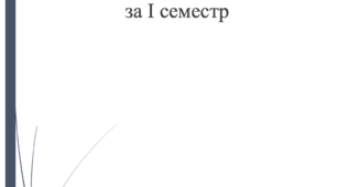 Звіт педагога-організатора за І семестр (2023-2024 н.р.)