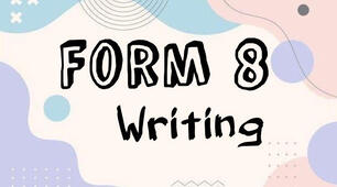 Form 8. Writing. Контроль письма (1 семестр)