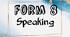 Form 8. Speaking. Семестровий контроль мовлення (1 семестр)