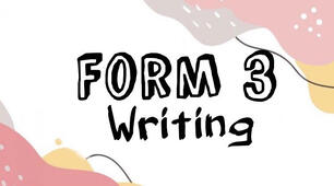 Form 3. Writing. Діагностувальна робота з письма (1 семестр)