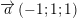 \small \overrightarrow{a}\left( -1;1;1 \right)