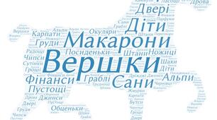Хмаринка слів "Іменники, що вживаються лише в множині"