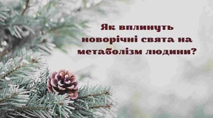 Узагальнення знань з теми "Обмін речовин та енергії. Метаболізм." 10 клас  - Як вплинуть новорічні свята на метаболізм?